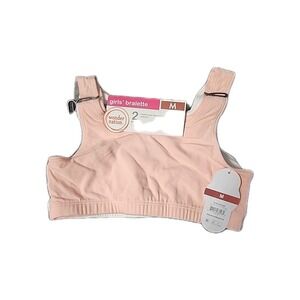 Medium 2pk Wonder Nation Bralette Set White And Pink